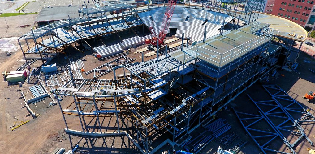 Fabrication et installation de structure d’acier de plus de 3000 tonnes